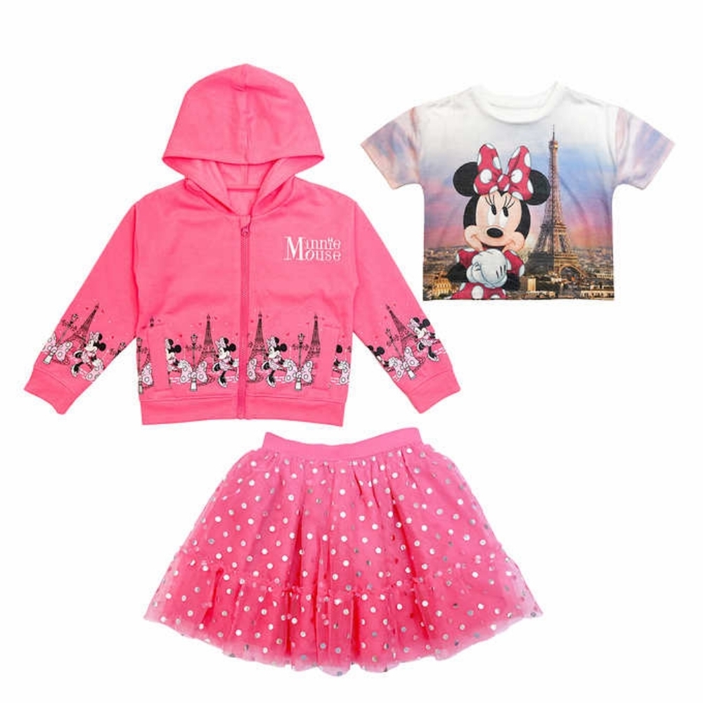 Disney Minnie Mouse Kids' 3-piece Tutu Set